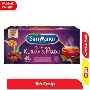 SariWangi Teh Celup Hitam Kurma  Madu 25 pcs - SariWangi Teh Celup Hitam Kurma  Madu 25 pcs