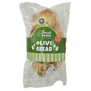 300 Brush and Bake Olive Bagel 300g. - Brush and Bake Olive Bagel 300g.