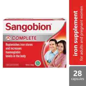 Sangobion Iron 28S - helps regulate hemoglobin levels in the blood  60511 -  Replenishes iron stores and helps regulate hemog