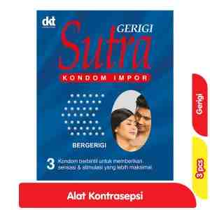 Sutra Kondom Impor Bergerigi 3 pcs - Sutra Kondom Impor Bergerigi 3 pcs