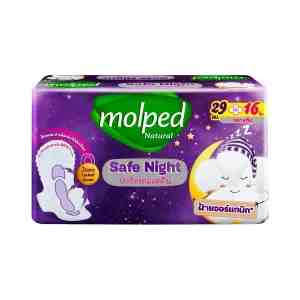 29 .MOLPED Sanitary Pad with Wings 29 cm. 16 pcs
