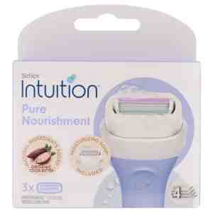 RF X3 Schick Pure Cocoa Blades RF X3 - Schick Intuition Pure Nourishment Organic Cocoa Bu