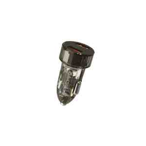 ACMIC CC02PRO Dual USB 36 Watt Car Charger Fast Charging - Transparent Black - Car charger dual USB QC 3.0 dengan total daya...