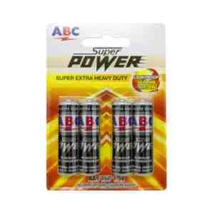 ABC Baterai AA Super Power R6P 1.5 V 1pcs - pABC SUP EXT HVY DUTY SUP PWR R6H-4 AA 1.5 V ad