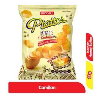 Piattos Snack Kentang Korean Honey Butter 65 g - Piattos Snack Kentang Korean Honey Butter 65 g