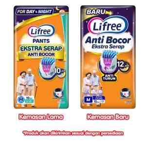 Lifree Ekstra Serap Popok Celana Dewasa M 10 pcs - Lifree Ekstra Serap Popok Celana Dewasa M 10 pcs