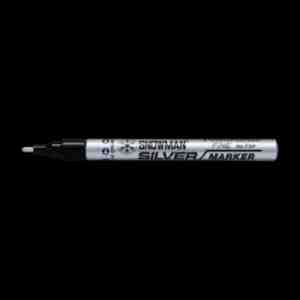Snowman Silver Permanent Paint Marker FSP-12 1pcs - pSpidol cat permanen berbasis minyak dengan tint