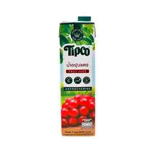100  1000 . TIPCO 100 Red Grape Juice 1000 ml.