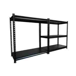 ACE STORAGE RACK 5TIER HDUTY BLACK 72IN - ACE STORAGE RACK 5TIER HDUTY BLACK 72IN