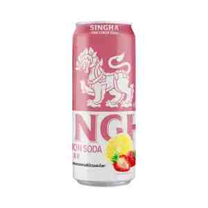 330 . SINGHA Pink Lemon Soda 330 ml.