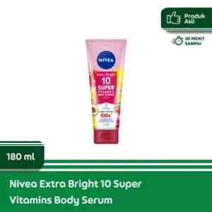 Nivea Extra Bright 10 Super Vitamins Body Serum 180 ml