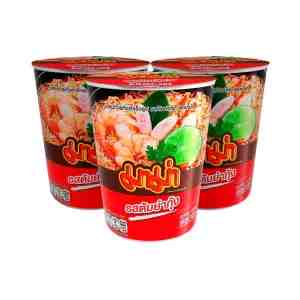 60 .  3 MAMA Cup Tom Yum Kung 60 g. Pack 3