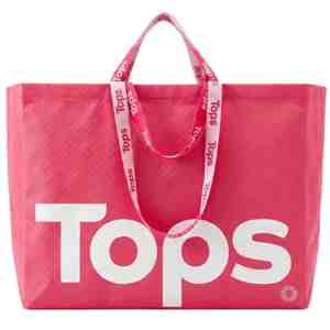Tops Red Logo Big Bag - Tops Red Logo Big Bag