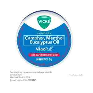 VICKS  Vaporub Cold Vaporizing Ointment 5 g. - .10982567