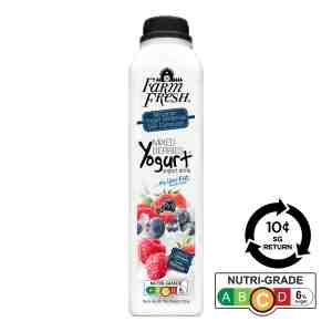 BCRS Farm Fresh Yoghurt Bottle Drink - Mixed Berry - BCRS Farm Fresh Yoghurt Bottle Drink - Mixed Ber