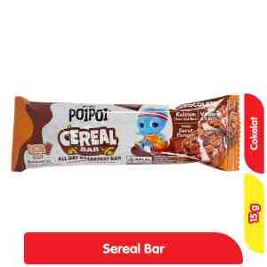 PoiPoin Sereal Bar Cokelat Snack 15 g - PoiPoin Sereal Bar Cokelat Snack 15 g
