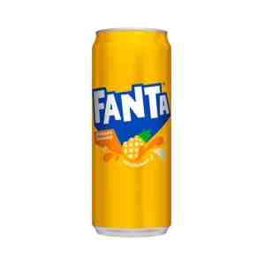 FANTA Soft Drink Pineapple 325 ml.