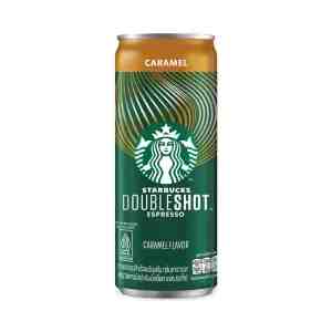 STARBUCKS Doubleshot Espresso Caramel Flavor RTD Coffee 220 ml.