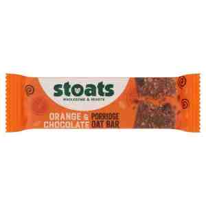 42 Stoat Orange Choc Oat bar 42g - Stoats Orange and Chocolate Porridge Oat Bar 42g.
