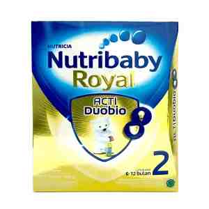Nutribaby Royal 2 6-12 Bulan Nutricia Serbuk Dus, Aluminium Foil 400 G - NUTRIBABY ROYAL 2 6-12 BULAN Nutricia SERBUK mer