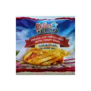 1 Extra Crispy Crinkle French Fries 1kg - -