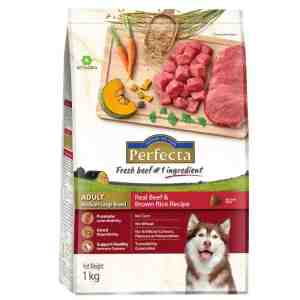 1._PerfectaBeefAdultDog 1kg - Perfecta Adult Dog Beef and Brown Rice 1kg.