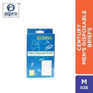 CENTURY MENS DISPOSABLE BRIEFS M - Nama Produk Century Mens Disposable Briefs M