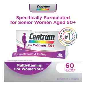 Centrum Multi Vitamin Tablets - Women 50 - Centrum Multi Vitamin Tablets - Women 50