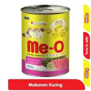 Me-O Makanan Kucing Basah Kitten Tuna dalam Jeli Kaleng 400 g - Me-O Makanan Kucing Basah Kitten Tuna dalam Jeli K
