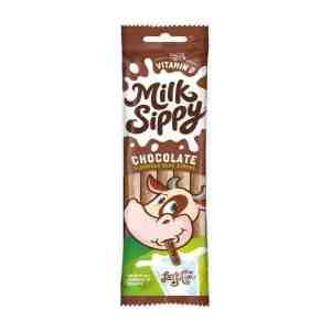 Milk Sippy Bead Straws Chocolate 30gm - 628197