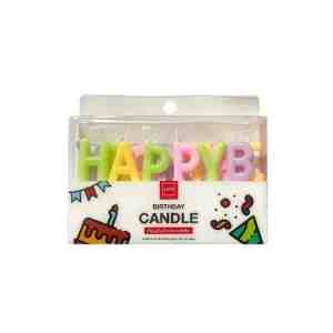 Alphabet Birthday Candles - -