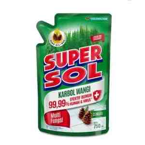 Supersol Carbol Pembersih Lantai Pouch 1500 gr - Supersol Carbol Pembersih Lantai diformulasikan un