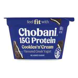 Chobani Fit Greek Yoghurt - Cookies  Cream - Chobani Fit Greek Yoghurt - Cookies  Cream
