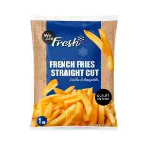 1  WE ARE FRESH Frozen French Fries Straight Cut 1 kg.