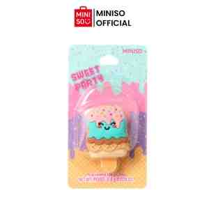 Dessert Theme Lip BalmOctopus Ice Cream Cone - Pelembap bibir bentuk es krim gurita tema pencuci