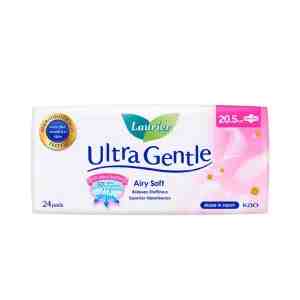 LAURIER Ultra Gentle Day 20.5cm Sanitary Pad 18s 37125 - LAURIER Ultra Gentle Day 20.5cm Sanitary Pad 18s