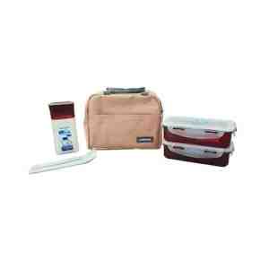 LOCKNLOCK LUNCHBAG HWB418MITS5MINT SET5P - LOCKNLOCK LUNCHBAG HWB418MITS5MINT SET5P