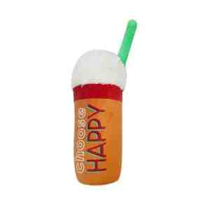 CHOMPER  Squeaky Bottle Happy Shake Small 25x11x9cm - FeaturesChompers milkshake plush brings endless