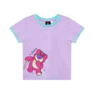 12-18  DISNEY Girls T-Shirt Purple Size 12-18M