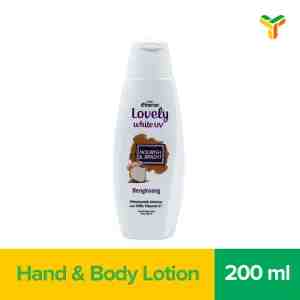 Lovely White Uv Hand Body Lotion Bengkoang 200ml - Lovely White Uv Hand Body Lotion Bengkoang 200ml
