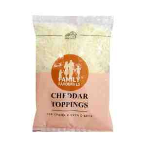 Family Topping Cheddar Shredded 150g - Family Favorites Topping with Cheddar is a relativ