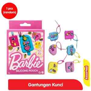 Barbie Silicone Pouch Keychain Assorted - Barbie Silicone Pouch Keychain Assorted