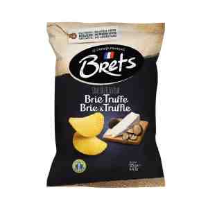 Brets Potato Crisps With Brie  Truffle 125g - Brets Potato Crisps With Brie  Truffle 125g