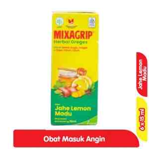 Mixagrip Herbal Greges Obat Masuk Angin Sachet 6 x 15 ml - Mixagrip Herbal Greges Obat Masuk Angin Sachet 6 x