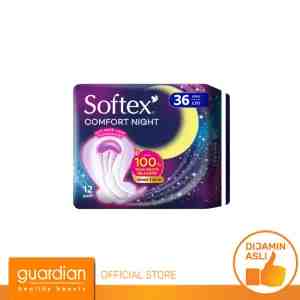 Softex Comfort Night 36cm 12s - Spesial Bulan Ungu 3109104 - Softex Comfort Night 36cm 12s - Spesial Bulan Ungu