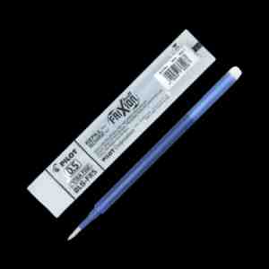 Pilot Blue Refill FriXion Rollerball 0.5 mm BLS-FR5 1pcs - pRefill pena gel FriXion untuk penulisan presisi