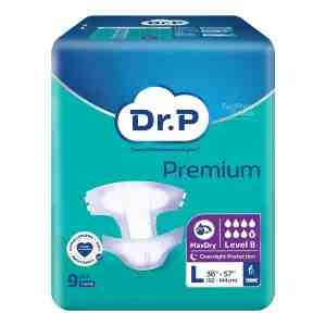 Dr P Premium Adult Diapers Tape - Lv8 L - Dr P Premium Adult Diapers Tape - Lv8 L