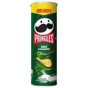 102_Pringles Nori Seaweed 102g - Pringles Potato Crisps Nori Seaweed Burst 102g.