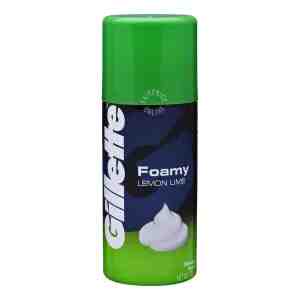 Gillette Foamy Shave Foam - Lemon Lime - Gillette Foamy Shave Foam - Lemon Lime