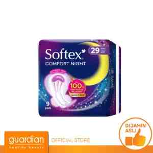 Softex Comfort Night 29cm 9 pads - Spesial Bulan Ungu 3109102 - Softex Comfort Night 29cm 9 pads - Spesial Bulan U